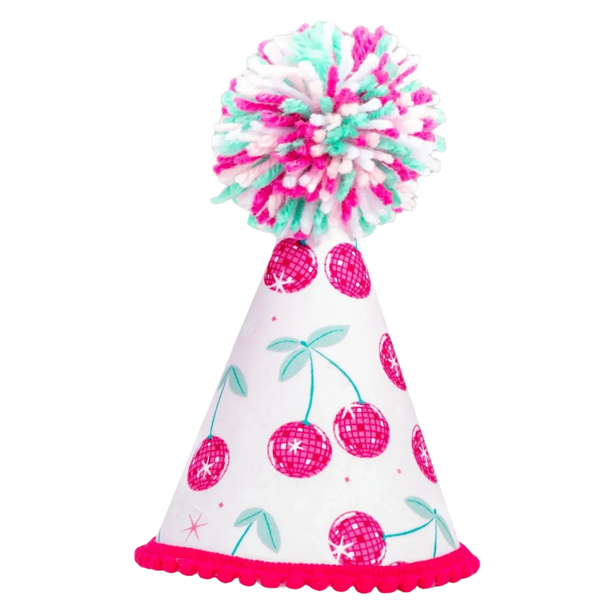 Cherries Julbiflea Party Hat