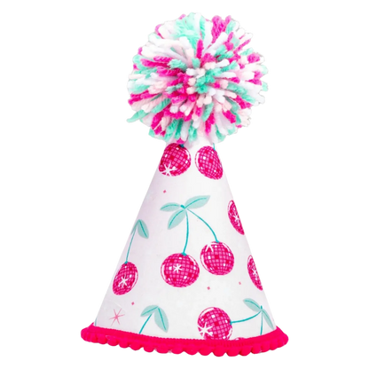 Cherries Julbiflea Party Hat