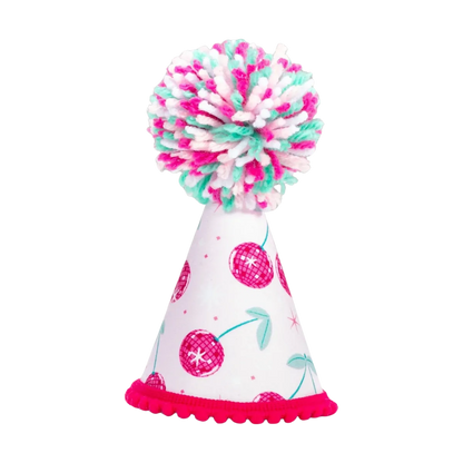 Cherries Julbiflea Party Hat